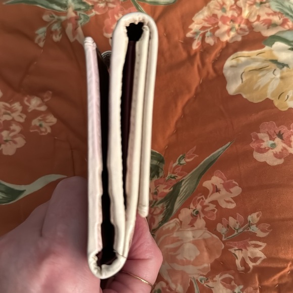 Christian Dior Small Wallet Number 2 Compact Maroon Patent Leather Vintage - Picture 3 of 11